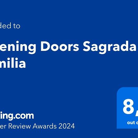 Opening Doors Sagrada Familia Apartman Barcelona Kültér fotó